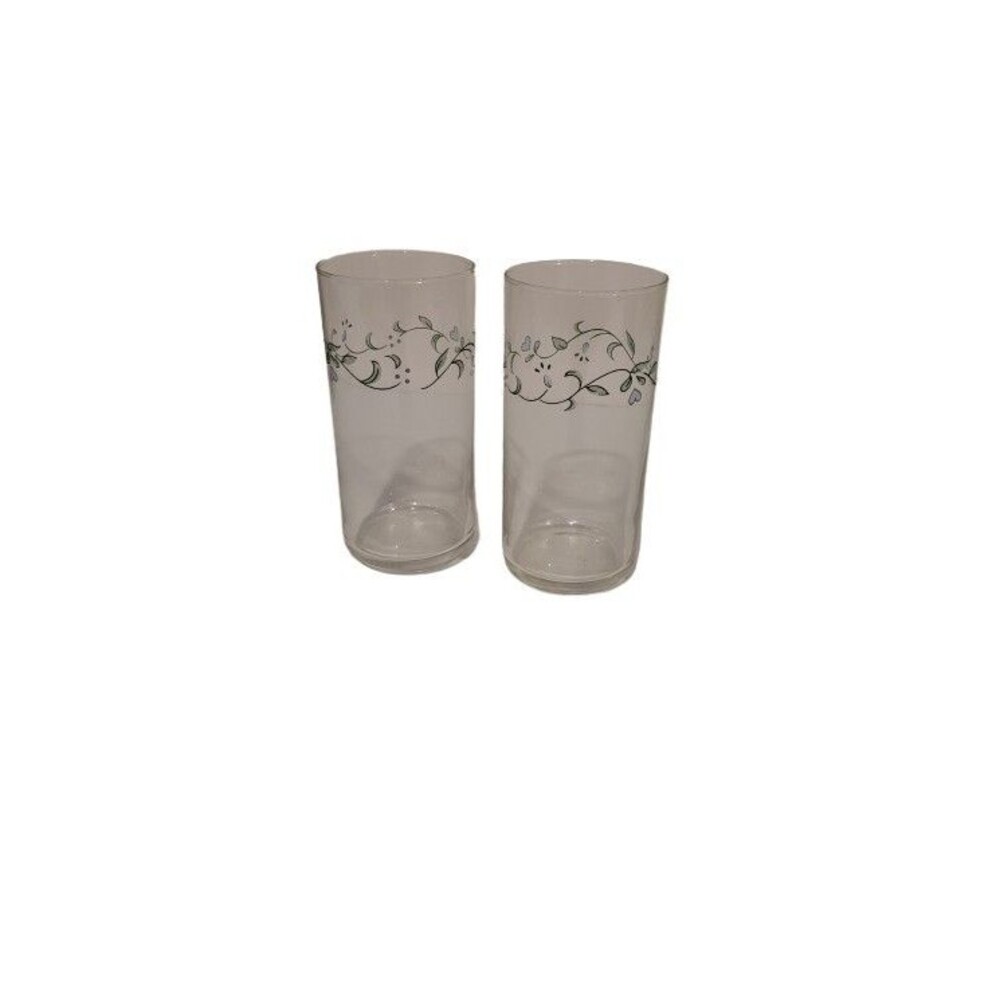 Corelle Country Cottage 16‑oz Glasses – Hearts & Vines – Set of 2 Tumblers - Picture 5 of 6